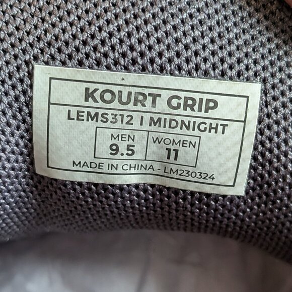 Lems Kourt Grip Midnight Leather Men's size 9.5 - Picture 5 of 6